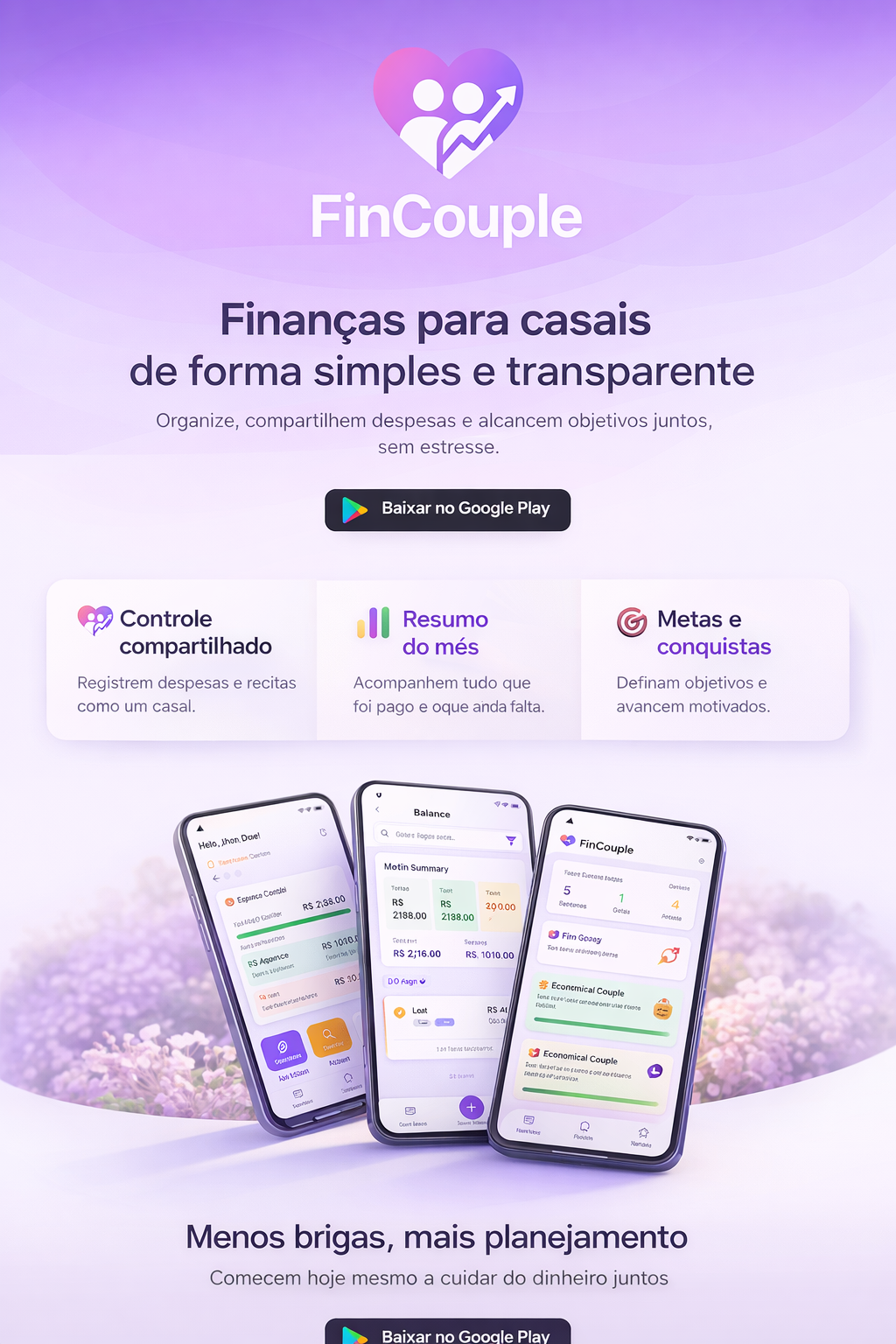 FinCouple App Interface